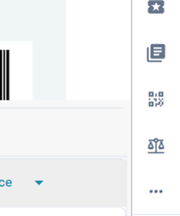 验证工具栏中的条码（QR 码）图标