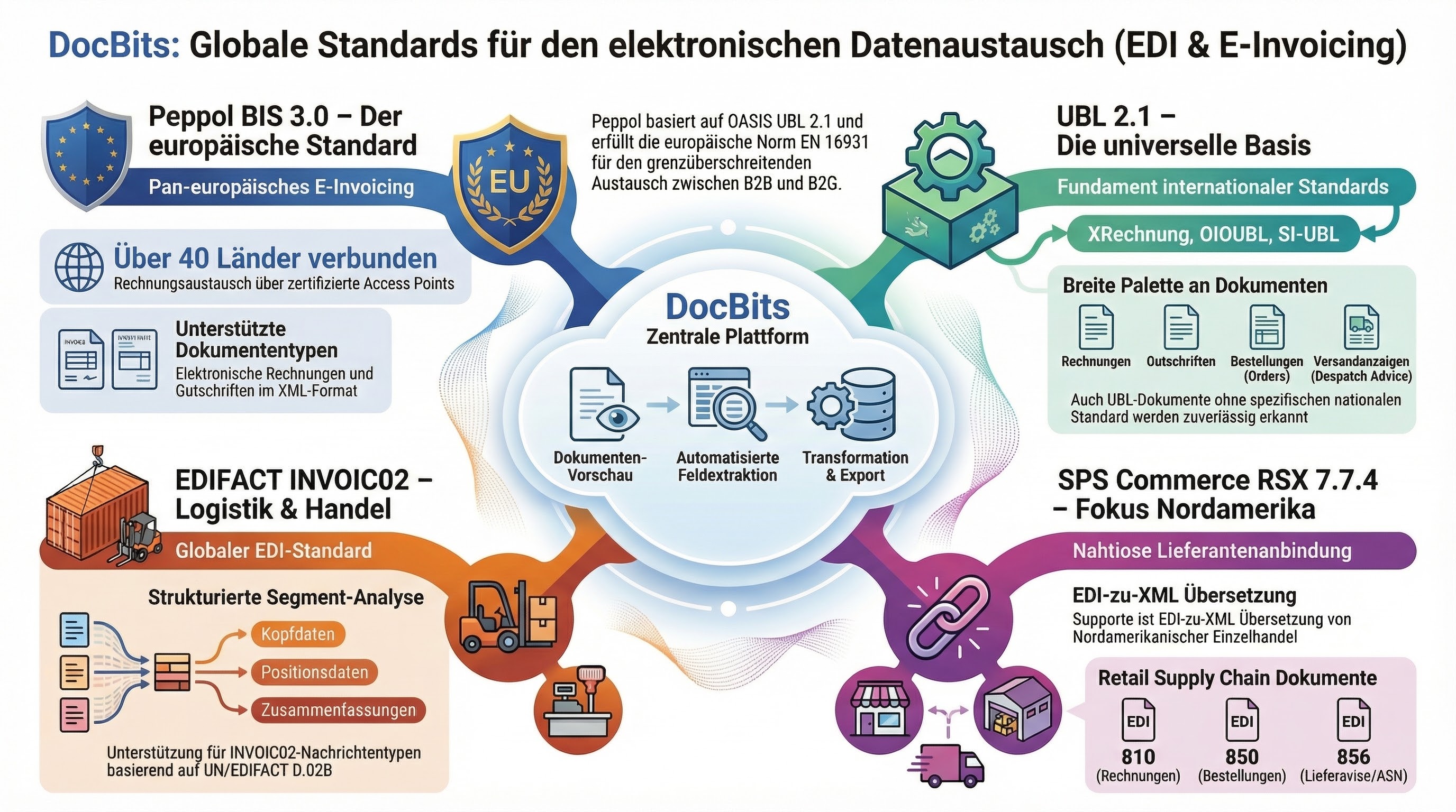 DocBits 支持的国际电子文档标准
